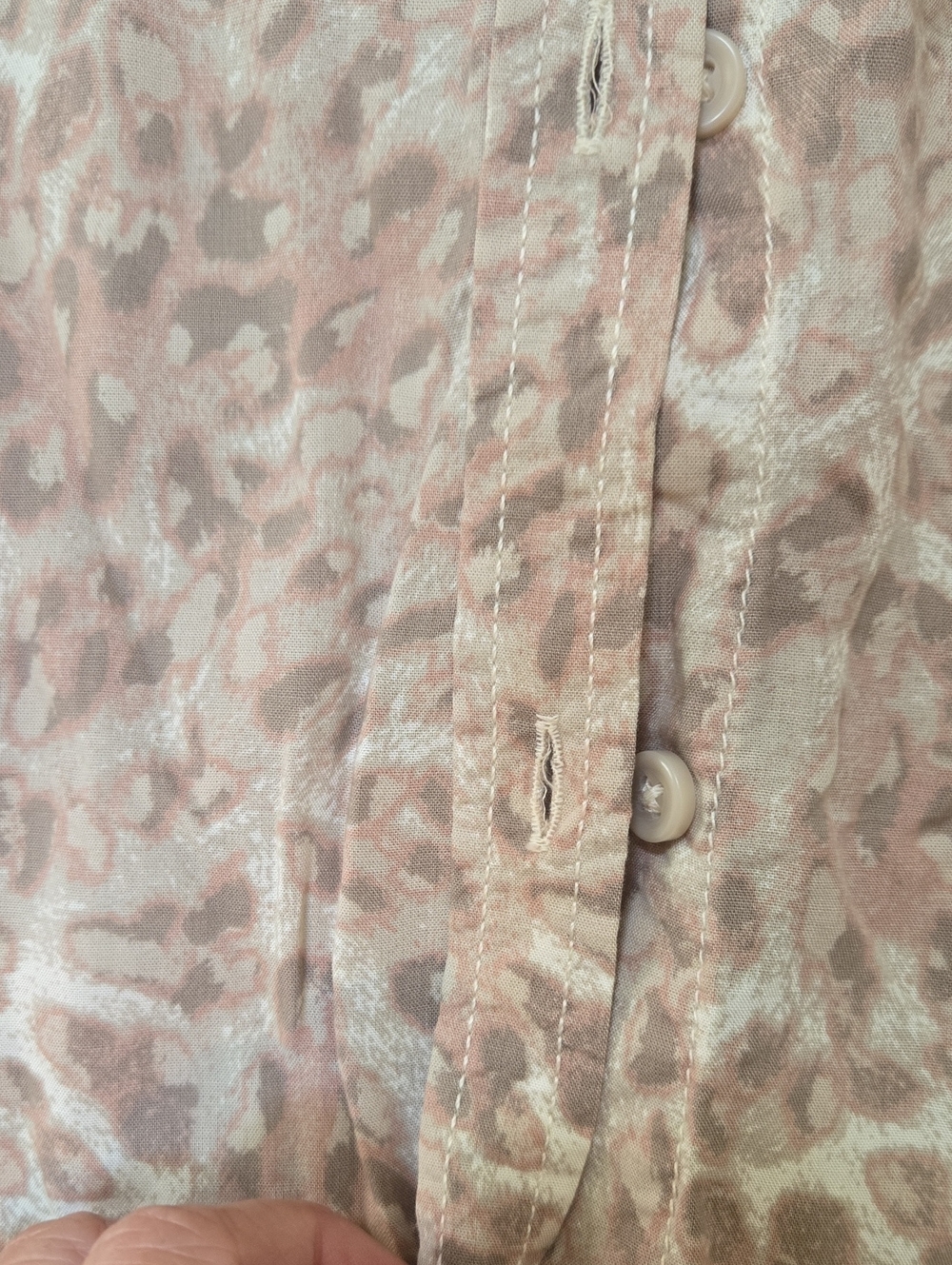 New Beachlunchlounge Cheetah Print Button-Down/Cover-Up - Picture 5 of 7